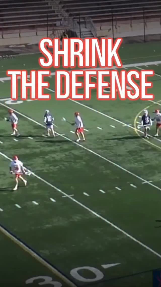 As an offense, you want to control the defenses spacing and get them out of the spacing that they’re comfortable with.
This typically happens with multiple dodges in a row where the off ball defenders start to gradually sink in towards the goal and shrink their spacing.
This creates dodging opportunities that make it easier for the dodger to get a shot off before any slide is able to get there.