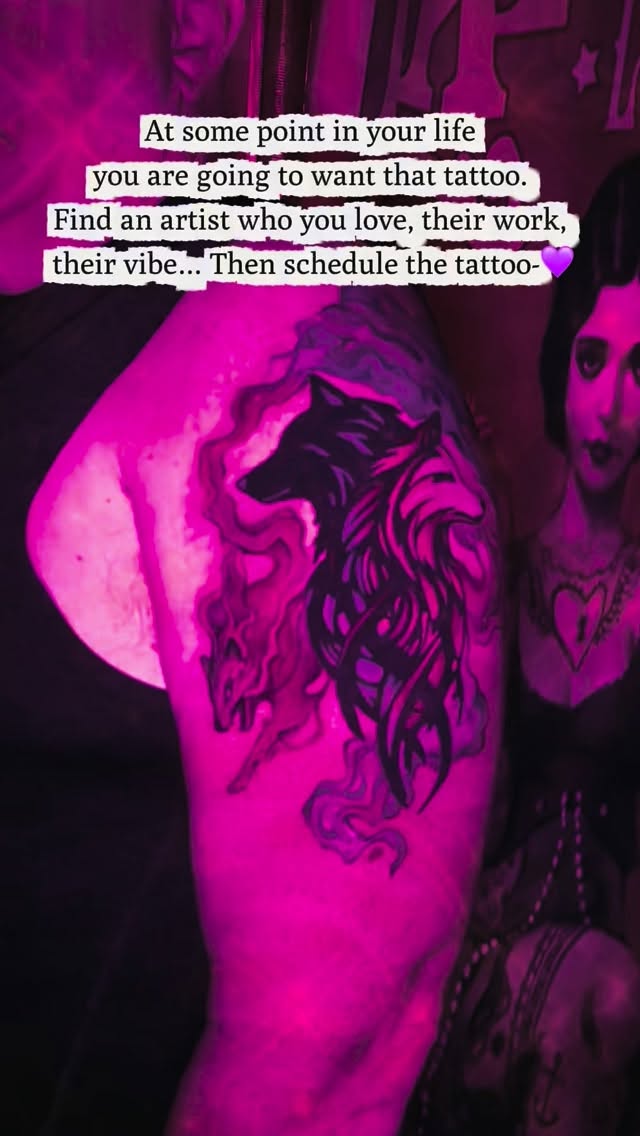 Your vibe attracts your tribe!
I feel like most bad experiences with tattoos come from a lack of understanding. Just because you can walk into a shop and schedule an appointment- doesn’t mean the artist is going to be the right one for you.
Just do some social media stalking, ask people you know if they have recommendations, and just do a little research. This will only benefit you and your experience in the end.
#ladytattooers #tattooartist #tattooedwomen #tucsontattooartist