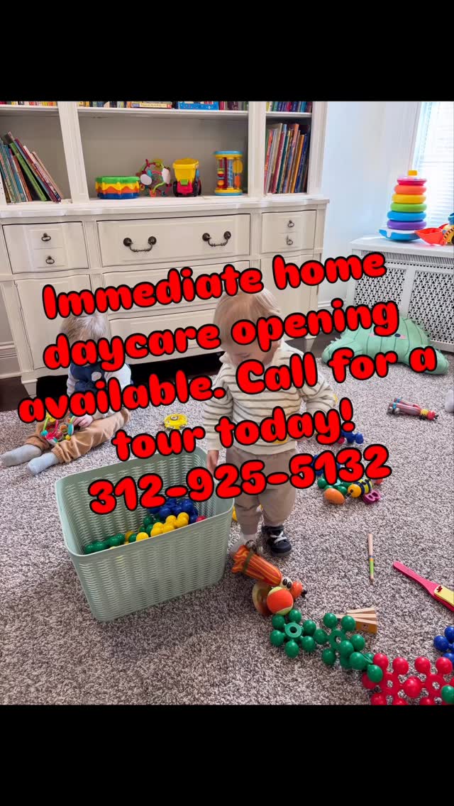 Immediate infant and toddler openings available. Call today for a tour!!!! 312-925-5132 #humboldtpark #humboldtparkmom