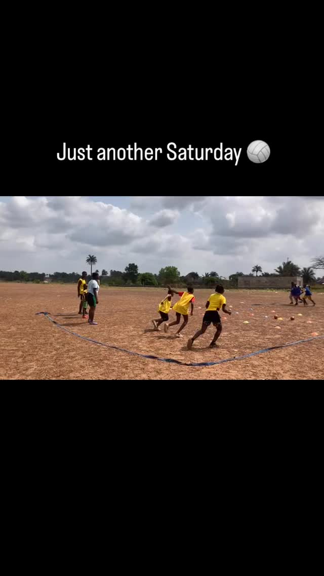 Saturday club is back 🏐⚽️#sierraleone #girlsinsport #thegirlchild #internationaldevelopment #volleyball