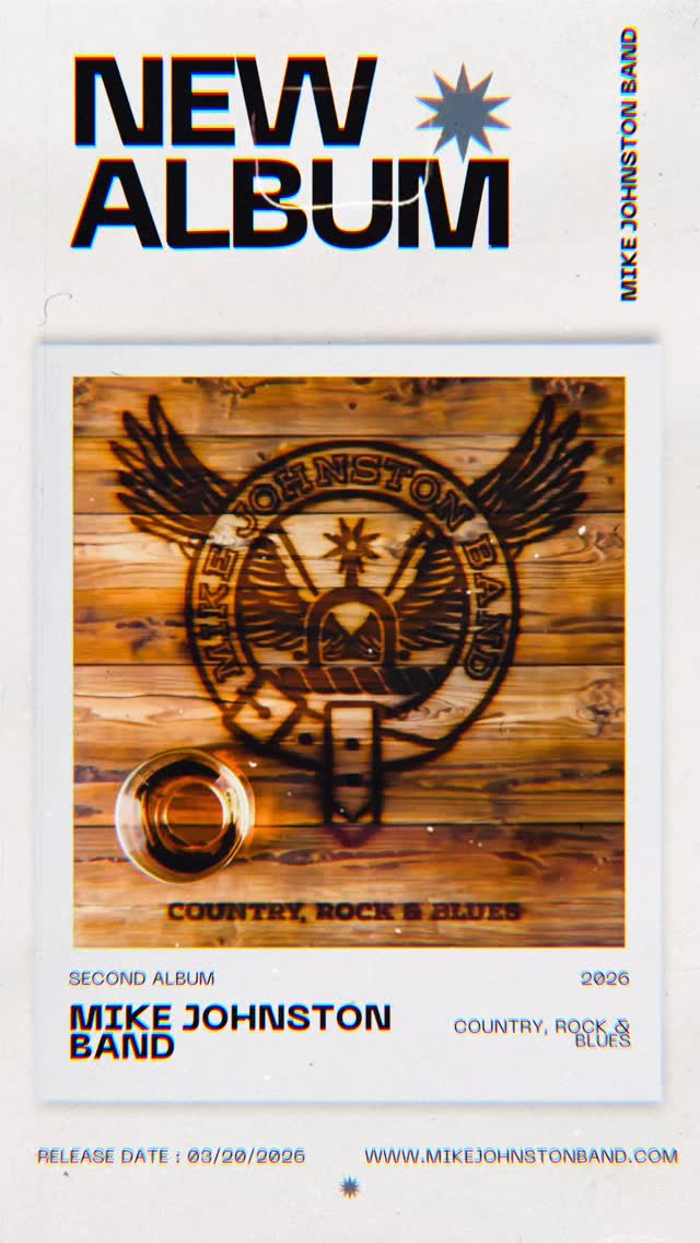 I am proud to announce the release of the second studio album, Mike Johnston Band - Country, Rock & Blues on all streaming platforms this Friday, March 20, 2026, just in time for our show @treefortfest. We are all grateful to be a part of such an exciting event! Please check out the new music early and join us @humpinhannahsboise at 9:00 PM on Thursday, March 26th! (If you visit the website (link in bio) www.mikejohnstonband.com you can preview and even purchase the album early!) Thanks for your support!!! #originalmusic #americanrock #mikejohnstonband #treefort2026