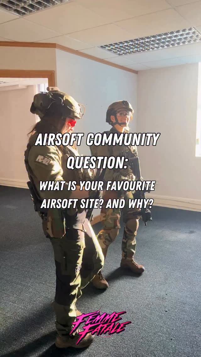 Been given the all-clear to start playing again and I am SO excited to get back to it. Where are we playing now? What events should I hit up? Help a girl out ✨
Partners 🖤
•
BELT & KYDEX: @deadly_customs
Use code ‘femmefatale’ for 10% off 🥵
www.deadlycustoms.co.uk
•
#airsoft #airsofting #airsoftuk #airsoftcommunity #femmefataleairsoft