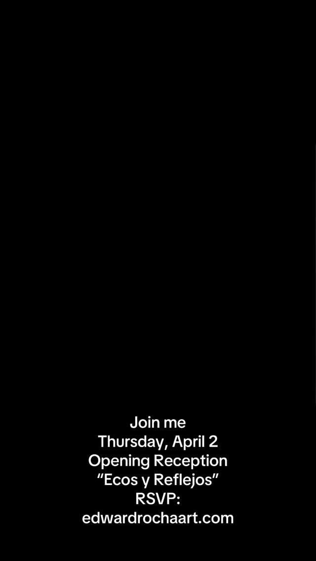 Super excited to share that my third solo exhibition, “Ecos y Reflejos,” is opening soon. This body of work explores memory, emotion, and the quiet moments that echo back at us over time. Through layered color, texture, and reflection, the paintings look at how experiences leave traces — small vestiges that shape how we see ourselves and the world around us.
Please join me at the opening reception on Thursday, April 2 at EventThem Gallery in Medford. I’d love to celebrate the night with friends, family, and the community that continues to support my work. 🎨
✨#artgallery #abstractart #exhibition #modernart #artistsoninstagram
