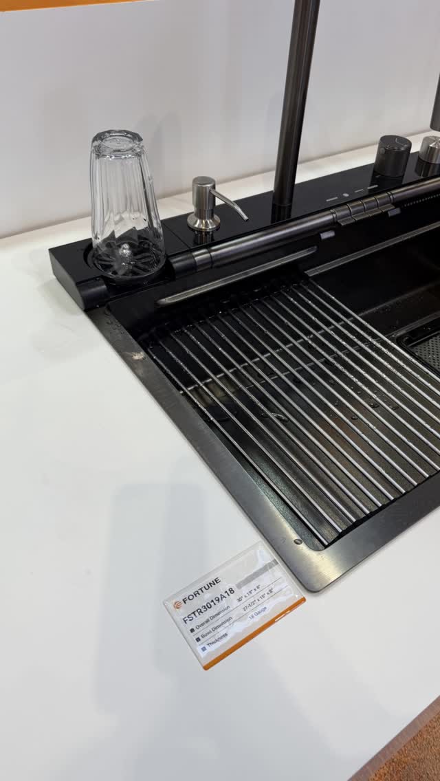 These kitchen sinks made by Fortune, which we saw at the recent International Builders' Show, are amazing. A built-in vegetable washer, an individual glass cleaner, multi-level drainers – all go way beyond any other residential sinks we’re seeing out there.
Want to see our other favorite products from the Orlando show? Just give us a follow.
#IBSMarchMadness #TheMarketingDirectors #TMDRealEstate #NAHB #InternationalBuildersShow