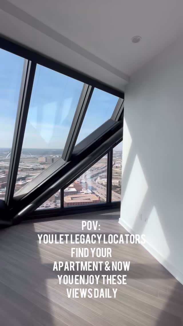 Dreaming of having the best views in Dallas?? We can help with that! Send us a DM now to get your next move paid for.
#dallas #luxuryhighrise #apartmentlocator #foryoupage #fyp