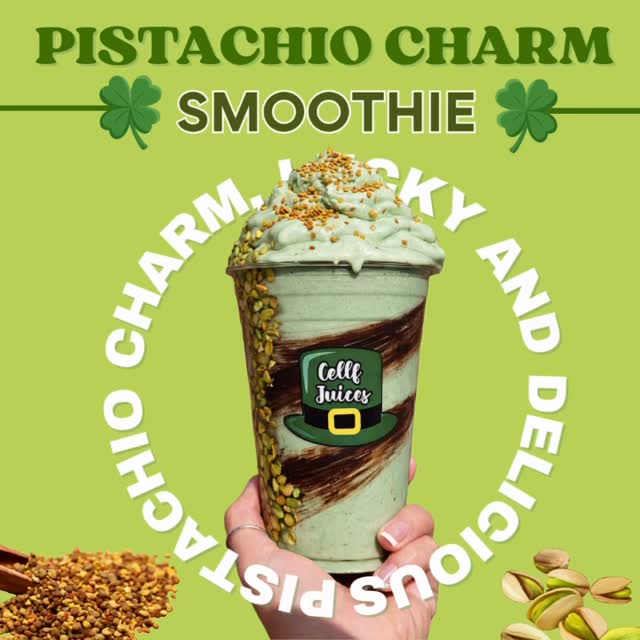 POV: You just found your new favorite smoothie 💚🥤
Meet the Pistachio Charm Smoothie ✨
Who’s trying this one? 👀 #localbusiness #stpatricksday☘️ #juicebar