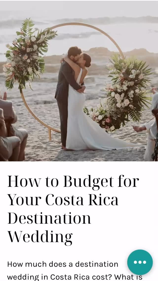 Another one of our helpful webpages for our future couples, highlighting ways to help you SAVE some extra $$ when planning your Costa Rica destination wedding.
These 5 top tips allow you to budget accordingly and make sure you can get the best bang for your buck π°β¨β¨π΄
Check out all the rest of our FAQβs on our website, link is in the bio π
#blissweddingscr #costaricadestinationwedding #weddingbudget #weddingplanning #destinationweddingplanner