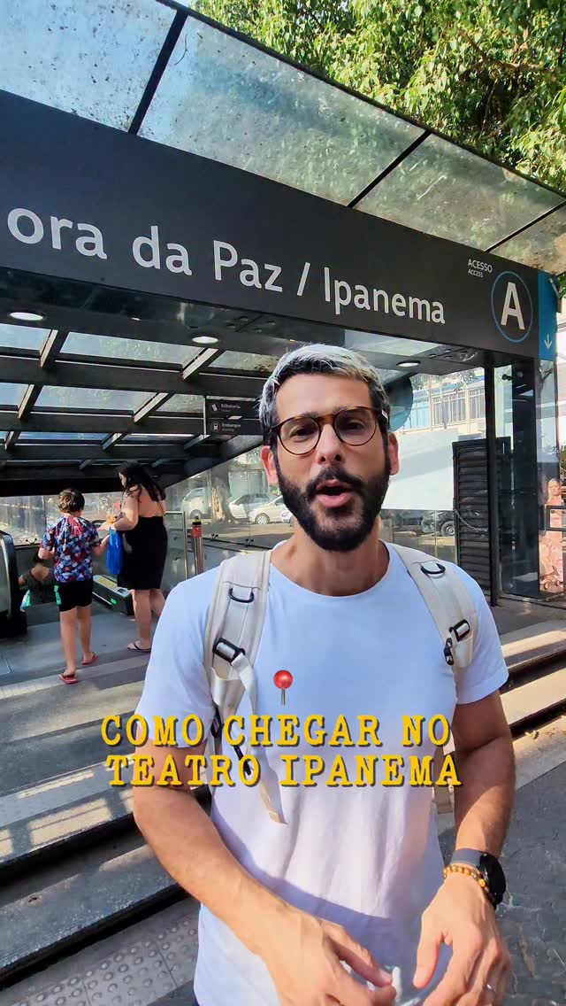 Sextou com teatro?
O @raphaelnajan te mostra o caminho. 🎭✨
A melhor opção é vir de metrô. Desça na Estação Nossa Senhora da Paz e em poucos minutos de caminhada já chega ao Teatro Ipanema Rubens Corrêa.
Sexta é dia de teatro.
Vem assistir Limítrofe e começar o fim de semana com arte. ✨
👉 Marca quem vai vir com você e já salva esse vídeo para saber como chegar.
🎭 Teatro Ipanema
🗓️ Curta Temporada - até 29 de março
⏰ Quinta a sábado, 20h | Domingo, 19h
📍 Rua Prudente de Morais, 824 - Ipanema
🔴 Classificação indicativa: 16 anos
🎟️ Ingressos no Sympla (link na bio)
💜 Clientes Vivo têm 50% de desconto pelo Vivo Valoriza.
