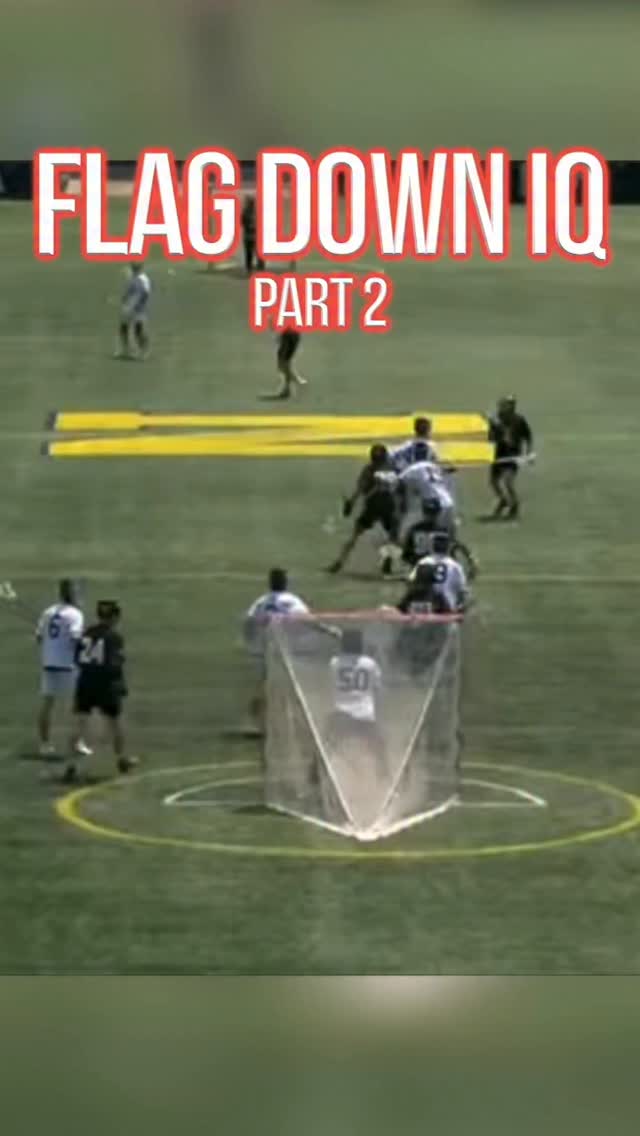 Part 2:
If you have that “flag down- shot on net” philosophy in place, another extension of that should be to have any attackmen below GLE crash to the crease on the shot for a rebound.
If they need to be an outlet, they should stay in their position, but as soon as they see a shot, they should be crashing the net, not running the other way towards the end line.
There’s no benefit to have backup in this situation.
Let me know your thoughts on both these ideas- Is it crazy? Does it make sense? Is it something you’ll use with your team this year?