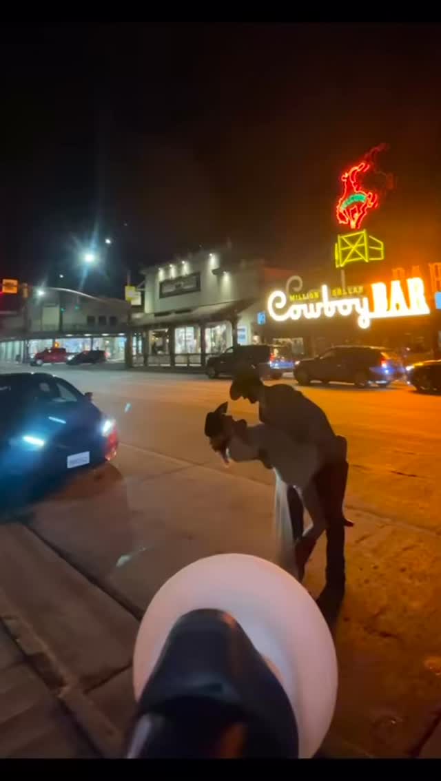 A Grand Teton elopement is not complete without a stop at the Million Dollar Cowboy Bar. 🤠Neon lights, saddle bar stools, and a little wild west charm makes the perfect ending to an unforgettable elopement day. #grandtetonelopement #jacksonholewedding #adventureelopement Bouquet: @bloomngracejh boots: @corralboots @ariatinternational planner: @thewildernessretreats couple: @_ericanicoleee__ @_insta_flamm_