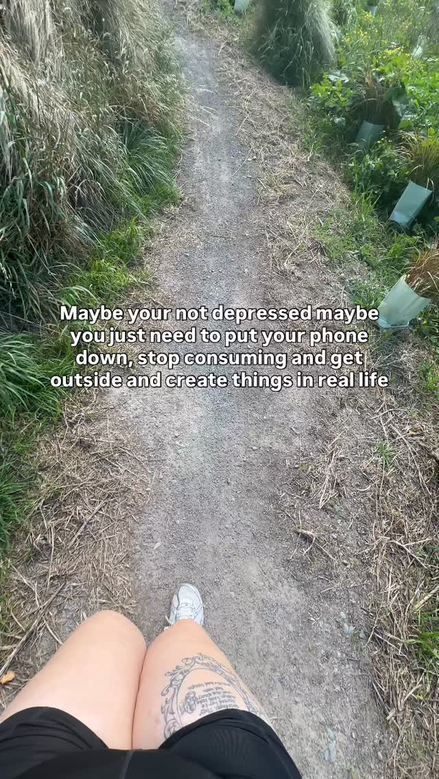 Can’t believe this is a hot take now … Create more than you consume. Spend more time outside than you do inside. Be here more than on here.
#healing #presence #selfawareness #creative #nz