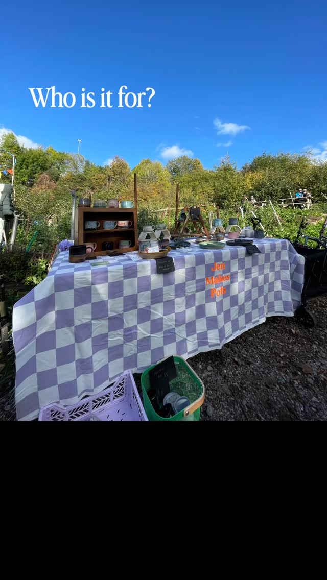 March meet the maker prompt - who is it for?
The short answer - you!
#marchmeetthemaker #jenmakespots #bristolpotter #stwerburghs