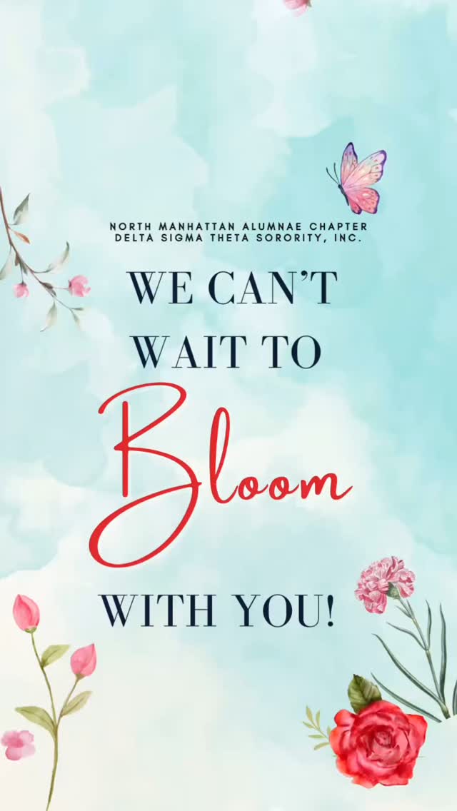 ๐๐๐ฏ๐ ๐ฒ๐จ๐ฎ ๐ฌ๐๐ฏ๐๐ ๐ญ๐ก๐ ๐๐๐ญ๐ ๐ฒ๐๐ญ?
The North Manhattan Alumnae Chapter canโt wait to bloom with you again this year!
More details coming soonโฆ stay tuned!