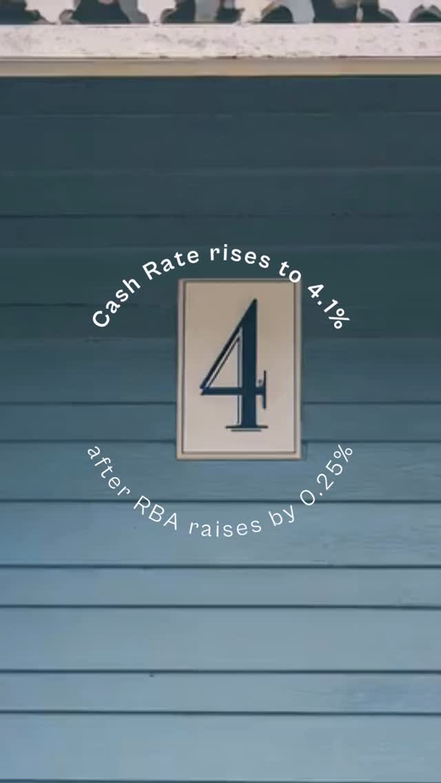 The cash rate is now 4.10%. Another rise, another reminder to review your home loan. With repayments increasing again, now is the time to make sure you’re not paying more than you need to.
Get in touch with Pathway Finance to explore your options.
#raterisesaustralia #interesteaterise