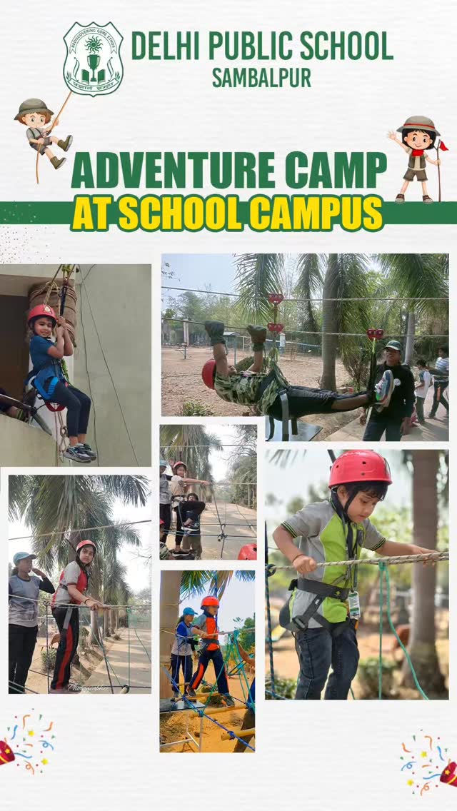 ๐ฅ Adventure Came to Campus!
For those who missed Deomali, DPS Sambalpur brought the thrill right to school! With expert trainers from Climbers Adventure Camp, students took on exciting challenges, built confidence, and pushed their limits, all within campus.
More than just fun, it was about courage, teamwork, and discovering what theyโre capable of. A day full of energy, excitement, and real learning!
๐See what learning looks like at DPS Sambalpur.
๐ 9039017572 | 9039017573
๐ www.dpssambalpur.com
#DPSSambalpur #DPSActivities #LifeAtDPS #DPSCampus #DPSExperience
(DPS Sambalpur, DPS Sambalpur activities, DPS campus life, school activities Sambalpur, student development programs)