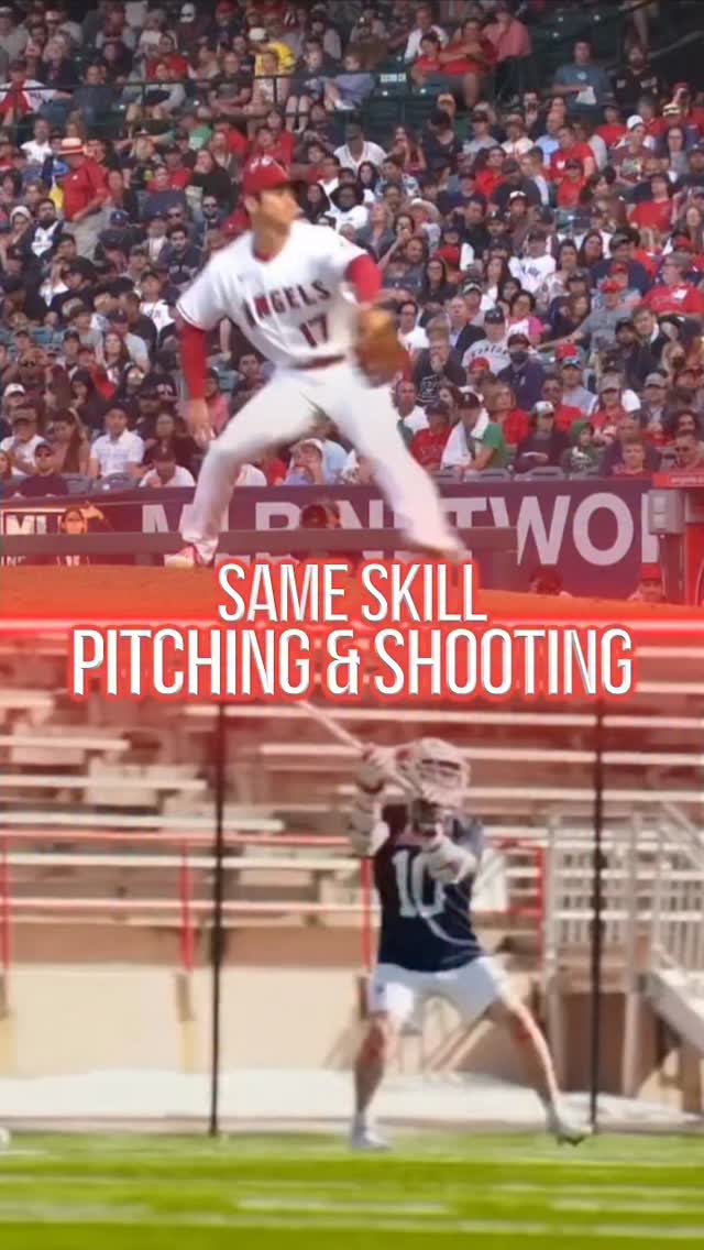Same Skill: Pitching & Shooting
You can see the similarities in movement patterns with pitching compared to a Time & Room Shot from the step all the way to the arm movement.
Even though you can’t realistically play baseball and lacrosse, it still shows the value of playing multiple sports