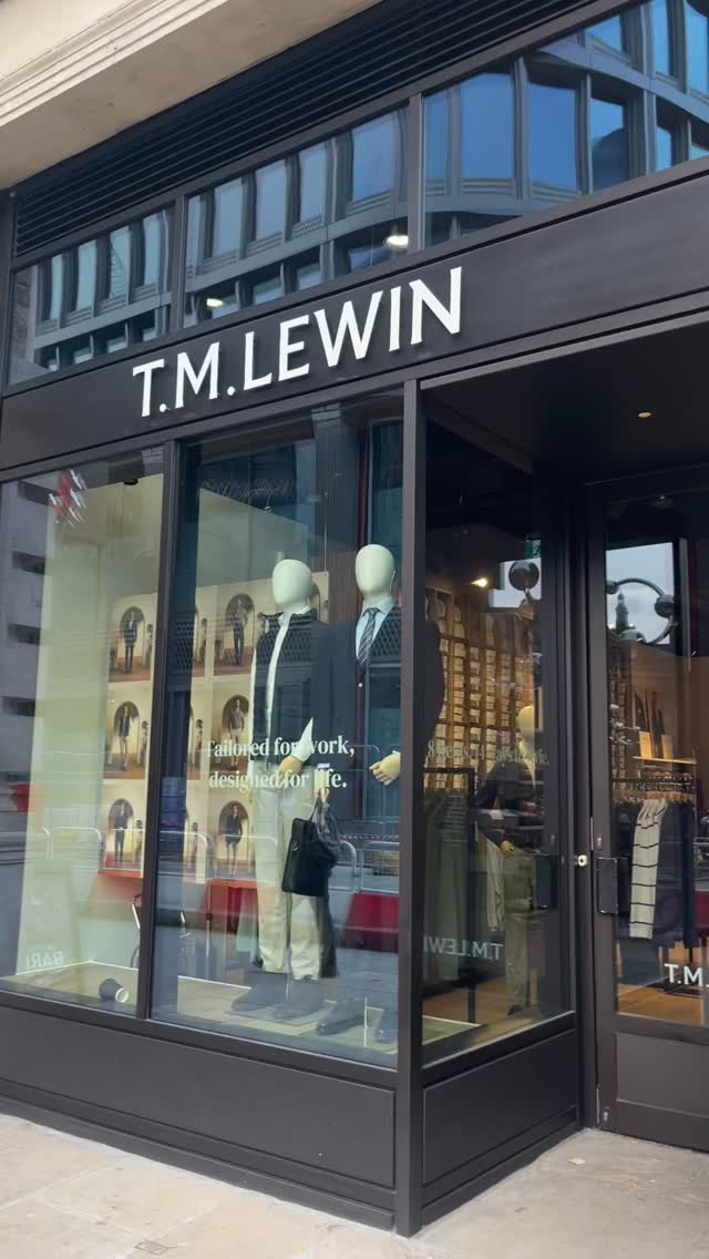 Latest shop design completed for TM Lewin delivered by Athena. #keepup