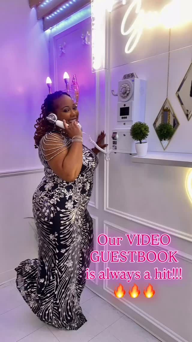 Our VIDEO GUESTBOOK is always a hit!!!🔥🔥🔥