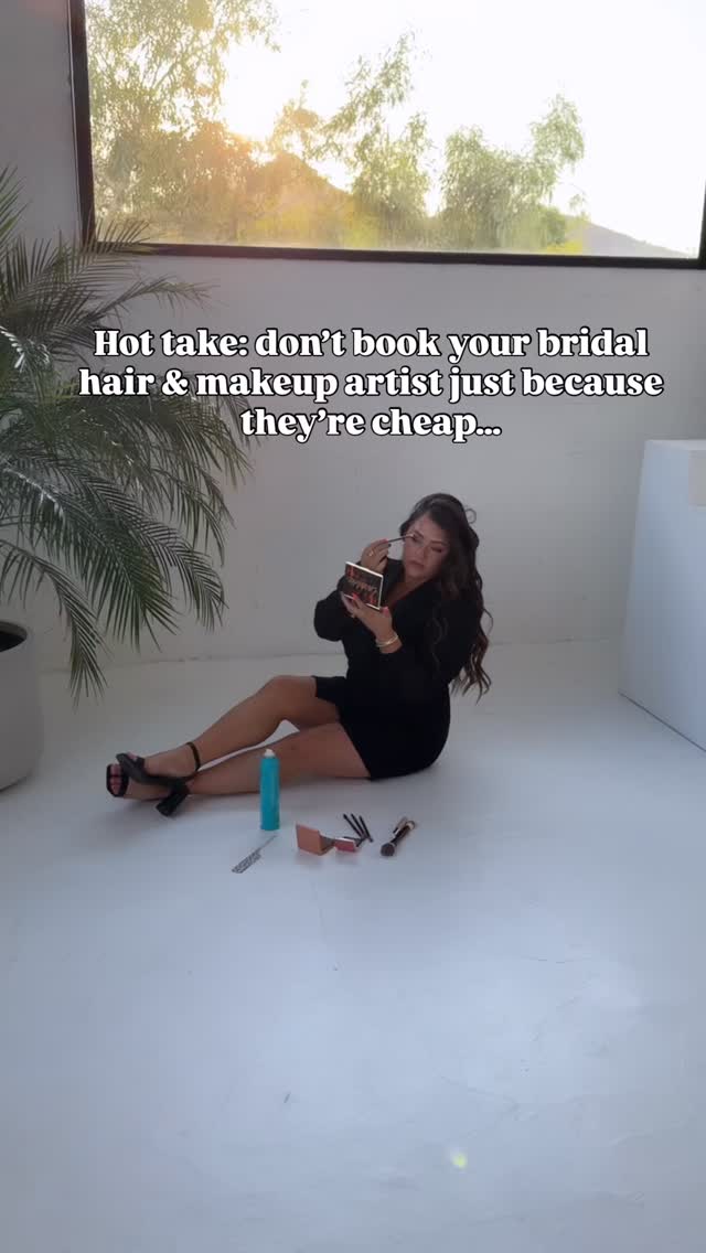 you pay for what you get.. 🤍✨ choose wisely my lady! #travelingmakeupartist #travelinghairstylist #bridalmakeupartists #bridalhairstyling #beautyentrepreneur
