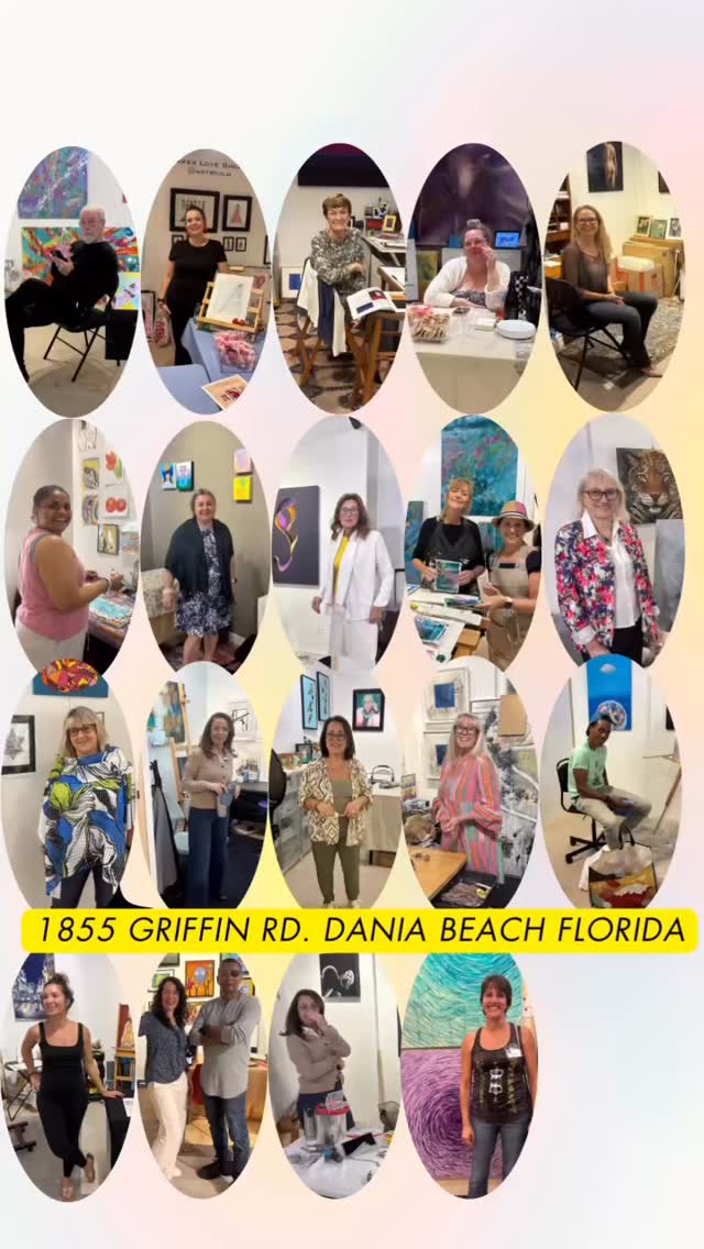 Come by this Friday an meet amazing artists that live and work locally #fortlauderdale #hollywoodart #artist #dcota #zeroemptyspaces