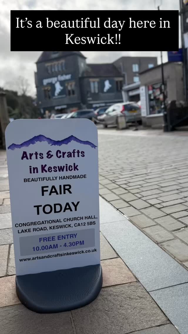 The sun is shining!!!!! 😱😍 it’s a stunning day here in Keswick, and it’s definitely drawn people out to explore the lakes….
Today is my first day back at Lake road for 2026, exhibiting my work with the wonderful new arts collective @artsandcraftsinkeswick.
Pretty happy with how the stand looks, despite neglecting to bring my gift boxes or any hanging thread! 🫣 it was a late night of making 🤣
Despite that, it’s been a lovely day and people are loving my vibrant purple ‘signature’ lakes & mountains disc, as well as the limited edition ‘night skies’ roundels!
Alongside me today, I have the quirky cuteness of @haresandherdwicks illustrations, @whatalbatross from @ivymakersguild with beautiful quality leather, @elizabethlarsenknitwear cosiness, gem stone jewellery by @lesleyconnolly7, wood items by MensWoodenCreations that you can’t help but touch & then good old Andy with his breathtaking non-filter photography!
What’s not to love? It’s a treat for your senses and the opportunity to take home a little piece of the lakes all rolled into one 🥰
#CumbrianCraft #LakeDistrictArt #StainedGlass #Keswick #mountains
@visitkeswick @visit_eden @edenvalleyartisticnetwork @cumbrialifemag @arts_cumbria @the_makers_mill @thehappyherdwick @rheged_centre @hare_hill_barn @gatherennerdale @cumbriacreativecollective @make_it_at_market @bbc