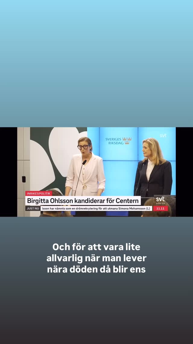 Grattis till Centerpartiet som får @birgittaohlssonliberal som riksdagskandidat och medlem!
En stark kvinna, med starka värderingar 💪🏻
Glöm inte att lösa medlemskap i Sveriges bästa kvinnoförbund 💚