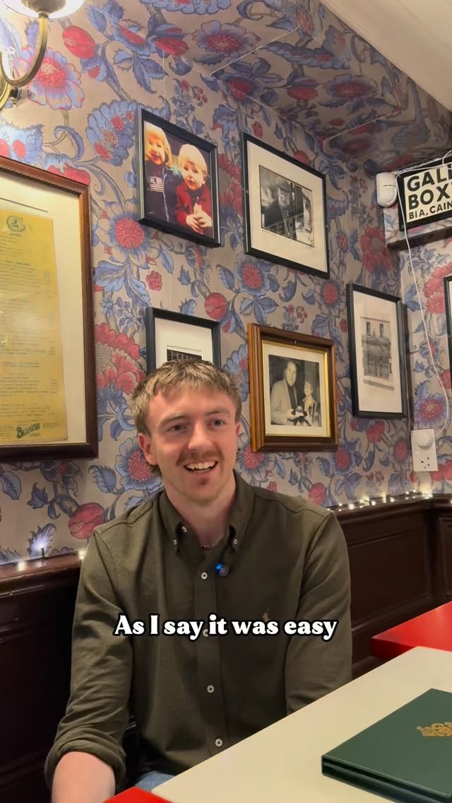 The craic with Jack 💚
After his dad teasing a Boxty rebrand with us last year, we sat down to chat to Jack about the next era of Gallagher’s Boxty House after 37 years in Temple Bar!
Ice cream sambos, Granny’s cocktail and Jack’s mission for Boxty as he takes the lead all to come in Part 2 🤝
📍 Gallagher