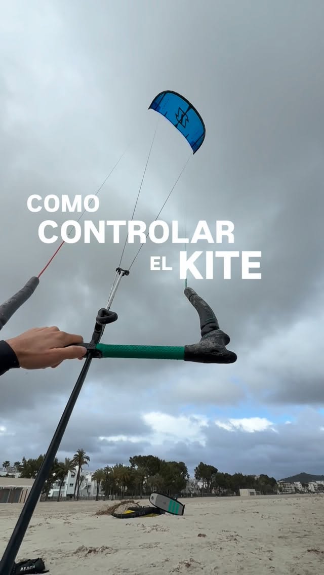 Te explicamos brevemente cómo controlar el kite #mallorca #kitesurf #kitesurfing