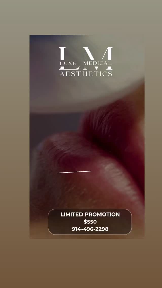 💋 Don’t miss out… it’s LIP SEASON! 💋
Get the perfect, plump lips you’ve been dreaming of for $550 😍
✨ Limited availability — once it’s gone, it’s gone!
📲 Book your appointment now through our website
📱 Or text LIPS to 914-496-2298
Your perfect pout is waiting… 💄