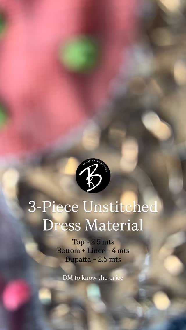 Create your own perfectly tailored look with this graceful set โจ
Available at Bhumika Ventures
.
.
.
.
.
.
.
#dressmaterial #jewelry #shoplocal #rajkot #new