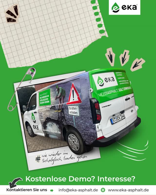 Haben Sie unseren Schwimmer schon auf der Straße gesehen? 🏊♂️
🚛 Mit diesem Fahrzeug sind wir jederzeit auf dem Weg zu Ihnen – um Ihnen unsere kostenlosen Produktdemonstrationen vorzuführen. Interesse?
#eKaAsphalt #nachhaltigkeit #Recyphalt #reparaturasphalt #infrastruktur