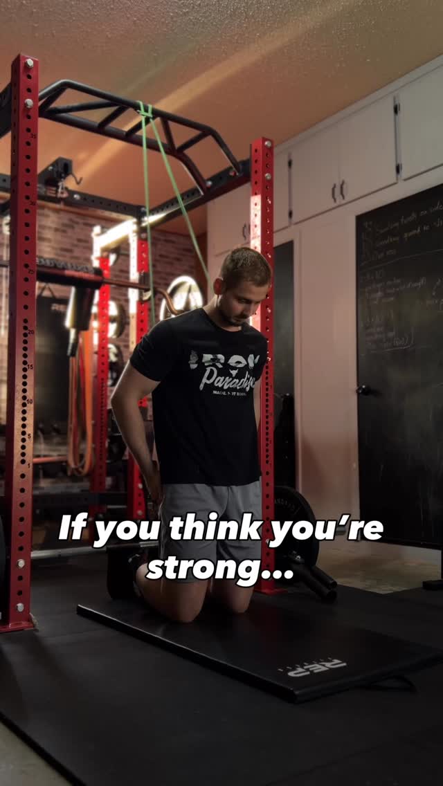 Gave these a shot for the first time a little over a month ago…
The size band I had to use was quite humbling😬
Getting super strong at these will have great carry over to your squats and deadlifts and are just an overall great exercise to help prevent injury.
‼️Drop me a follow if you like fitness advice that doesn’t suck and will help you reach your goals‼️