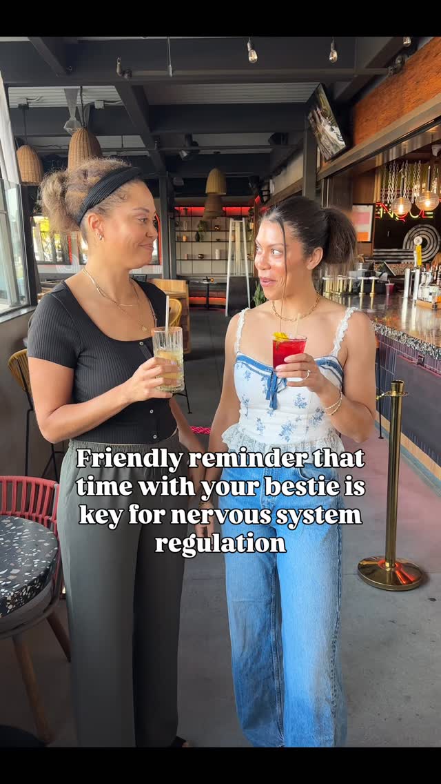 Two therapists (who also happen to be sisters and besties) are here to remind you that girls nights are essential! 💕💕
You regulate, pour into this part of your identity, & come back more refreshed & ready to tackle the week ahead.
Bonus points if yummy food & deep convos were had. And giggles are truly the best medicine.
Let us know when your next night out is, and tag your bestie for the reminder! 👯♀️💖
Follow @jessicavickersmft & @michellehackettlmft for more!