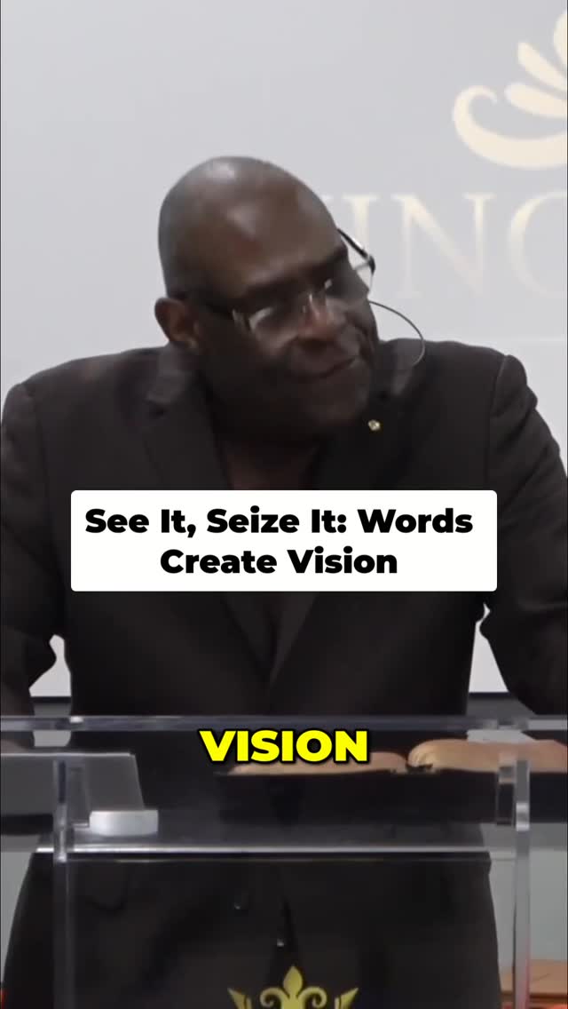 Vision is the most important spiritual force in the world.
Sight is a function of the eyes…but vision is a function of the heart.
If you have no vision, you have no destiny.
Why?
Because you cannot move toward what you cannot see.
People without vision become imprisoned by their surroundings. They sit in atmospheres that limit them…until someone speaks words that paint a different picture.
Because there are no pictures without words.
Words create images in your heart. And those images become your vision.
And if you can see it—you can seize it.
But if you cannot see it, you will never possess it.
📖 “My people are destroyed for lack of knowledge…” — Hosea 4:6
🔥 You cannot seize what you cannot see.
Watch the full teaching: The Invisible Force That Shapes Breakthrough on YouTube & KCR Website