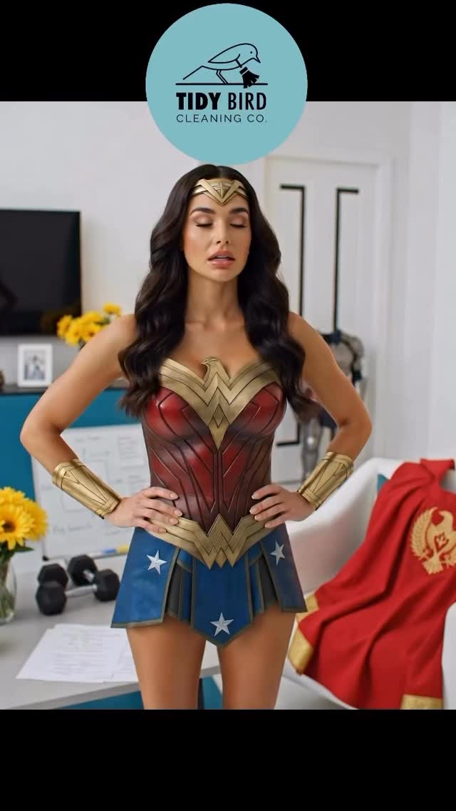⨠Channeling hero vibes in every detail! â¨
Thanks to AI, I got to bring my favorite Wonder Woman to life in a way thatâs bold, colorful, and funâjust like the energy I put into all my creative projects at CBirdCREATIVE. From pop art to digital magic, I love blending imagination with design. đđđŤ
And speaking of making life easier⌠just like Wonder Woman tackles challenges, tidybirdcleaning.com tackles messes! Whether itâs move-in/move-out cleaning or keeping your home sparkling on a recurring schedule, weâve got you covered in Burlington, Oakville, Hamilton, and Milton. đ§šâ¨ All cleaners are vetted and insuredâso you can relax while we work our magic!
Fun fact: Did you know the original Wonder Woman comic was inspired by early feminist ideals? Talk about cleaning up stereotypes! đ
#CBirdCREATIVE #TidyBirdCleaning #WonderWomanVibes #AIArt