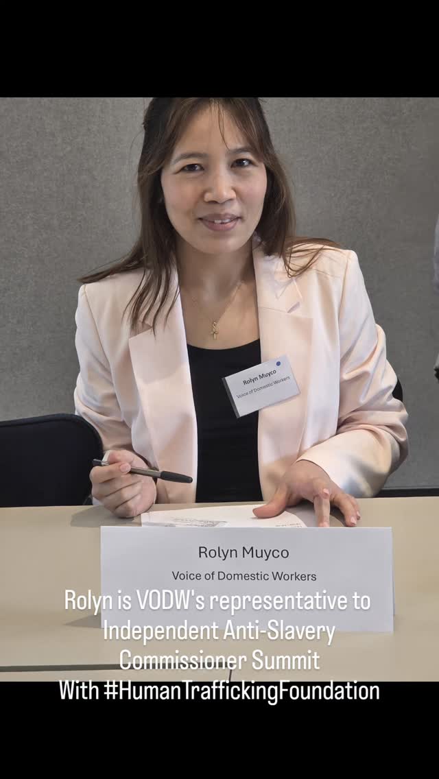 Today IASC Eleonor Lyons is hosting a lived experience Advisory Panel Summit 2026 wirh Human Trafficking Foundation.