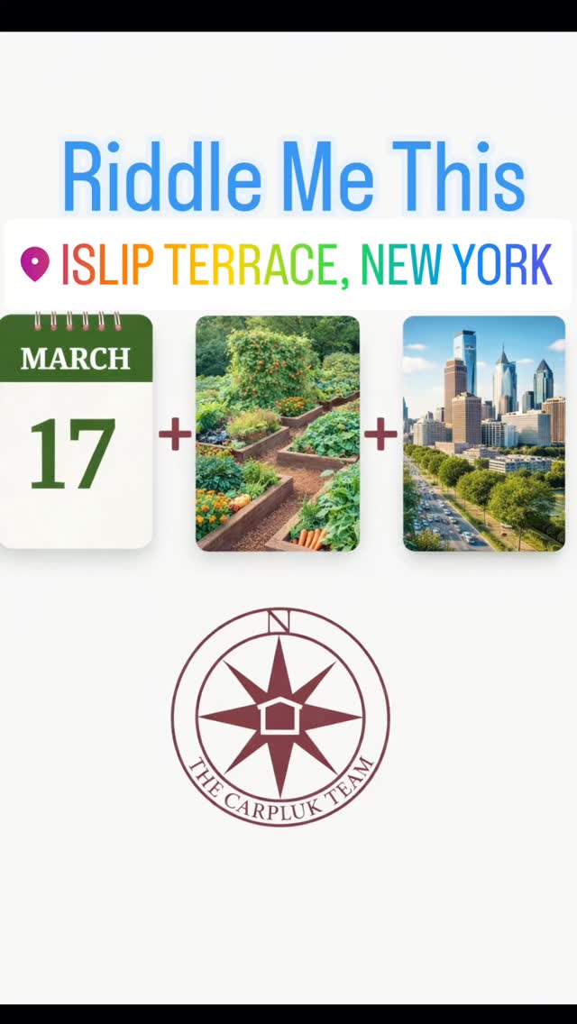 Do you love solving puzzles and word games? Can you guess the address of our newest listing coming soon in Islip terrace. No cheating. Only hint is that is a street.....not road, avenue, court, blvd, etc. #carplukteam #longislandrealestate #islipterrace