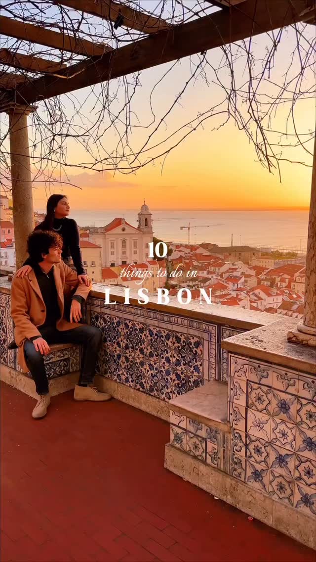 🇵🇹 10+ Things to Do in Lisbon
(⬇️ Save for your next trip!)
1. 🏛 Jerónimos Monastery - An architectural masterpiece and UNESCO World Heritage Site
2. 🚋 Elevador da Bica - Lisbon’s legendary yellow tram
3. 🥐 Pastéis de Nata at Castro - Lisbon’s signature custard tarts at one of the city’s most loved bakeries
4. 🌈 Umbrella Street - A canopy of colorful umbrellas in one of Lisbon’s most cheerful hidden corners
5. 📚 Ler Devagar at LX Factory - A creative bookstore set in a former industrial space, where books meet art and suspended bicycles
6. 🏚️ Convento do Carmo - Wander through the hauntingly beautiful remains of this Gothic convent, open to the Lisbon sky
7. 🕌 Casa do Alentejo - A beautiful hidden gem featuring ornate Moorish details and breathtaking azulejo decorations
8. 🍳 Brunch at Fauna & Flora - Trendy atmosphere, beautifully plated dishes, and the ultimate laid-back Lisbon brunch spot
9. 🏰 Day Trip to Sintra - Step into a real-life fairytale among romantic palaces, misty forests, and panoramic hilltop views
10. 🌇 Miradouro da Graça - Watch the sun set over Lisbon with sweeping views of the red rooftops and the Tagus River
Tag who you’d explore Lisbon with! ✨
Remix @takemyhearteverywhere