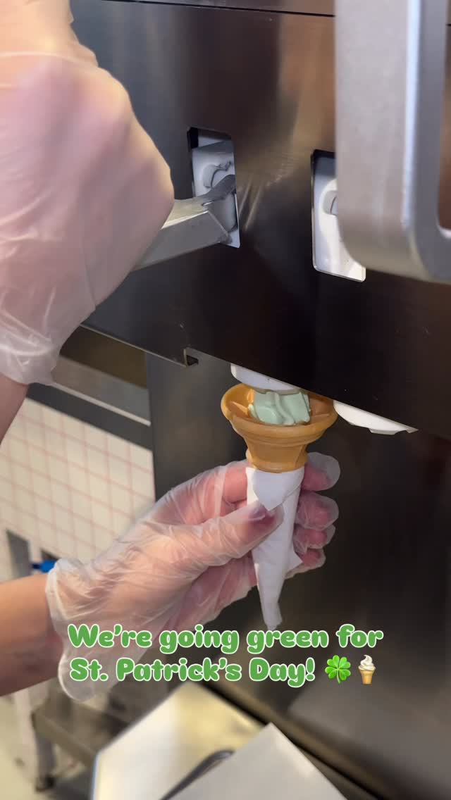 ๐Celebrate St. Patrickโs Day right with green ice cream tomorrow!๐
#woodviewss #servicestation #stpaddysday