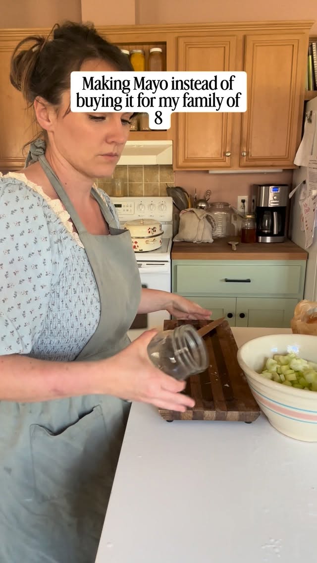 Nothing like knowing exactly what’s in everything, even the condiments!
Comment MAYO for a free printable
#simple #fromscratch #homestead #family