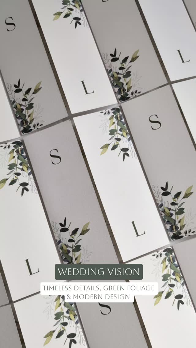 Is this a bit of you? 😍🌿
S & L chose to use our 'Evergreen' Collection and we can see why. Rustic features, modern fonts, Gatefold style, Vellum Wraps all sealed with a personalised monogram seal 😘🤌🏼*chefs kiss*
If you’re planning a wedding with greenery, neutrals and effortless elegance, you’re in the right place ✨
.
.
.
#rusticweddinginvitations #modernweddingstationery #luxuryweddingstationery #eucalyptuswedding #weddinginvites