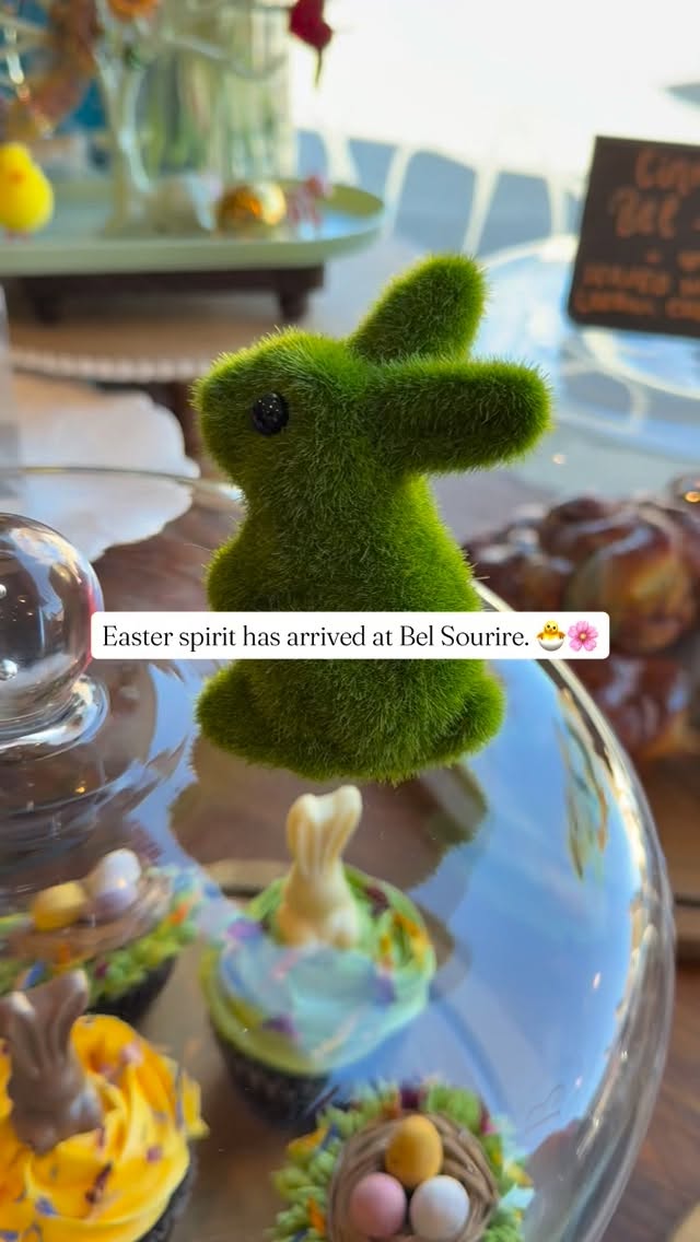 Easter spirit has arrived at Bel Sourire. 🐣🌸
Come for some cute cakes and cupcakes, also available to pre-order for your Easter celebration!!
#easter #eastercake #eastercupcakes #springishere #belsourire