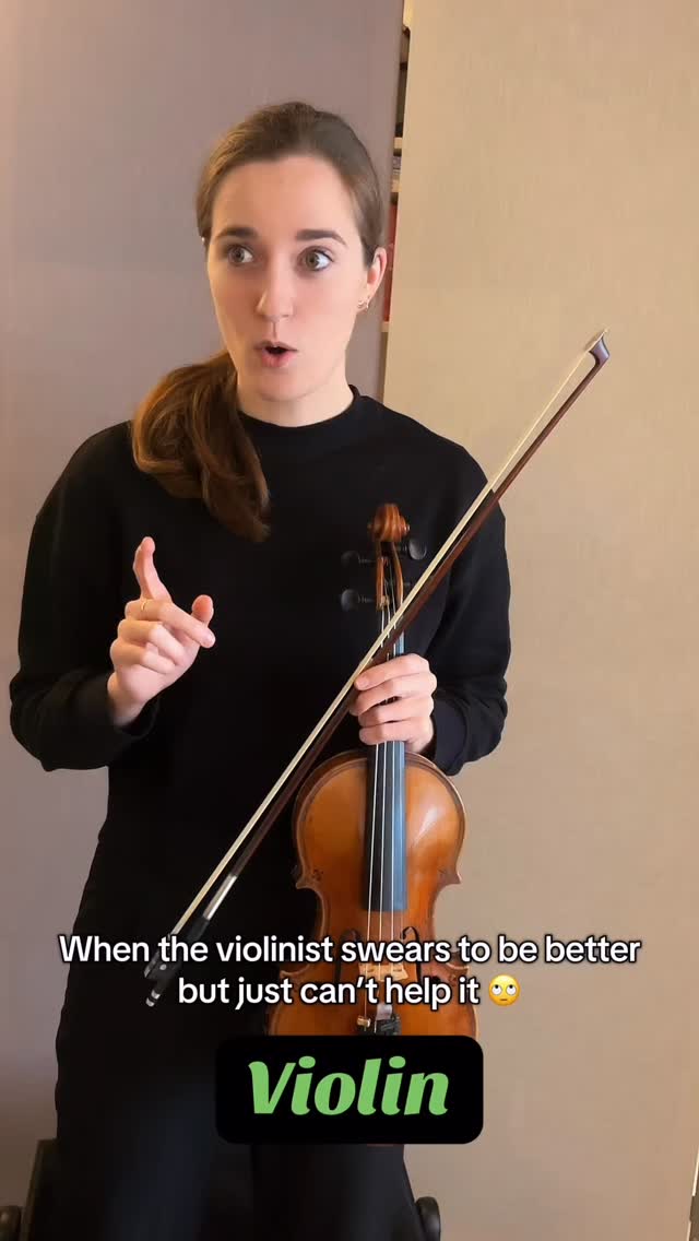 I SWEAR we violinists are trying okay 😬 #violin #viola #joke #humor #music