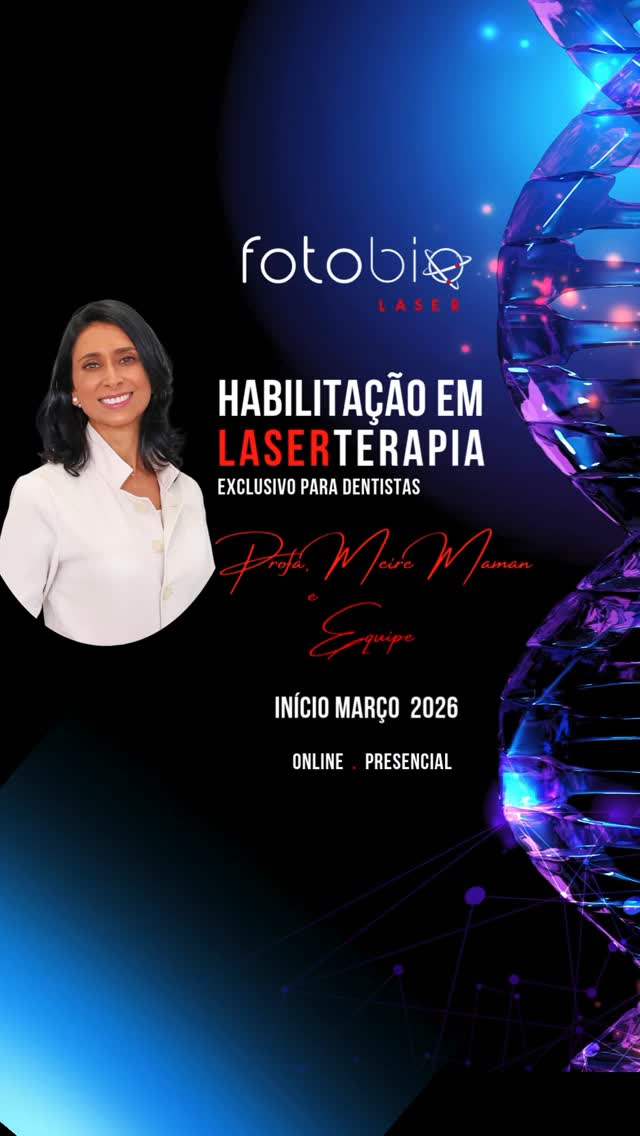 Venha participar da Habilitação em Laserterapia!!
.
Este curso é reconhecido pelo Conselhi Federal de Odontologia e pelo MEC
.
Você recebe o título de Habilitação na sua carteira profissional
.
Se você trabalha ou pretende trabalhar em hospitais, em muitas instituições este título é obrigatório para usar o laser nos pacientes!
. Início 21/03, sábado
As aulas ficam gravadas!!😉
.
Informações:
www.fotobio.com.br
WhatsApp:
wa.me/55 11 97084 6230
.
Você vai se encantar com as terapias biofotônicas!!🤩
#fotobiomodulação #fotobiomodulacion #odontologia #laserterapia #dmcequipamentos