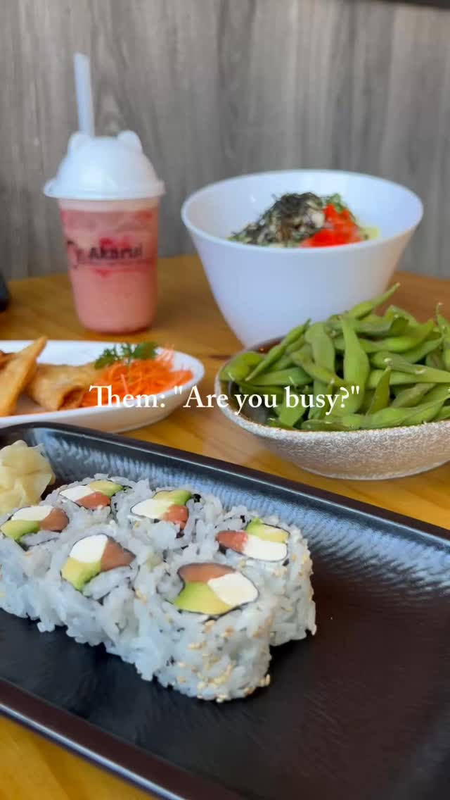 Any day that involves sushi, ramen, or delicious apps is a day well spent 😋🍣 Join us at Akarui! @akaruiomaha