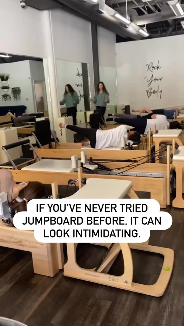 Why try a jumpboard class?
• Low impact cardio
• Easier on the joints
• Strengthens legs and core
• And it’s way more fun than it looks
Join us for classes on Sundays at 12pm ✨