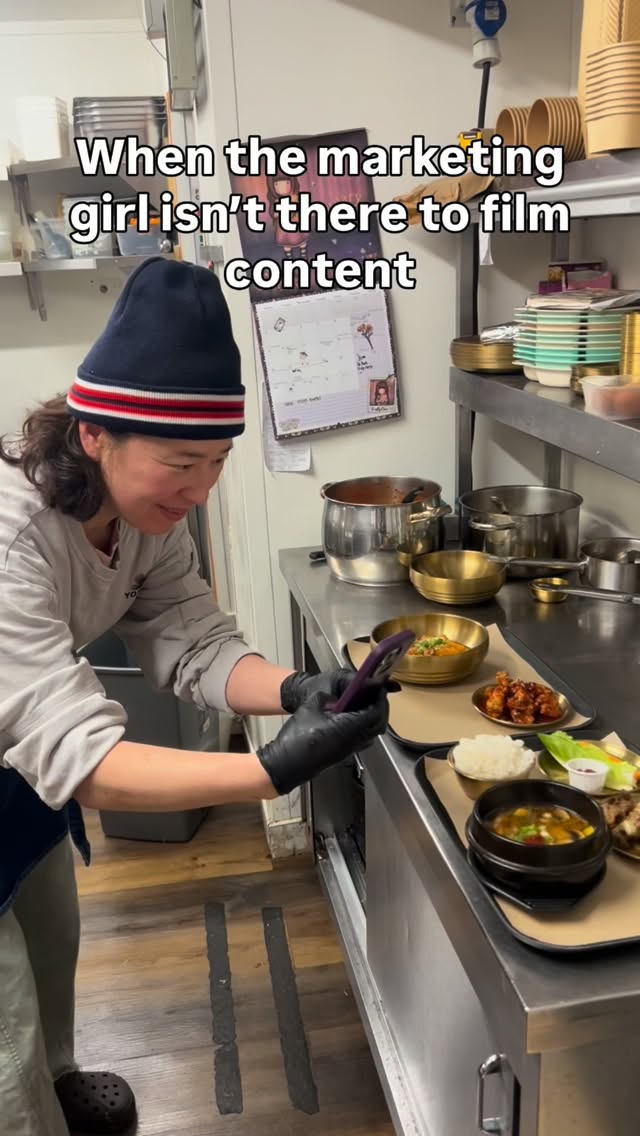 Well.. at least she tried..😂
No filming, just cooking👀🍲
See you at OhMyKimchi✨
📍Blackboy Road, 57/58
#ohmykimchi #koreanrestaurant #exeterfood #exetereats #koreanfood