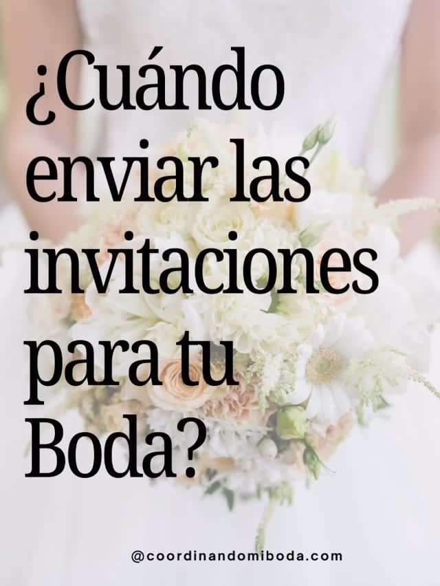 Muchas parejas que están planificando su boda, piensan que enviar las invitaciones es solo un detalle de papelería.
Pero en realidad, la fecha en que envías tus invitaciones impacta directamente la asistencia, la logística y el control de tu lista de invitados.
En la planificación de una boda, el tiempo es una herramienta estratégica.
Saber cuándo enviar invitaciones, cuándo confirmar invitados y cuándo cerrar la lista de invitados, evita muchos de los problemas que aparecen en las últimas semanas antes de la boda.
Porque una boda bien coordinada no ocurre por casualidad, ocurre por planificación. #wedding #bodaperfecta #bridetobe #boda