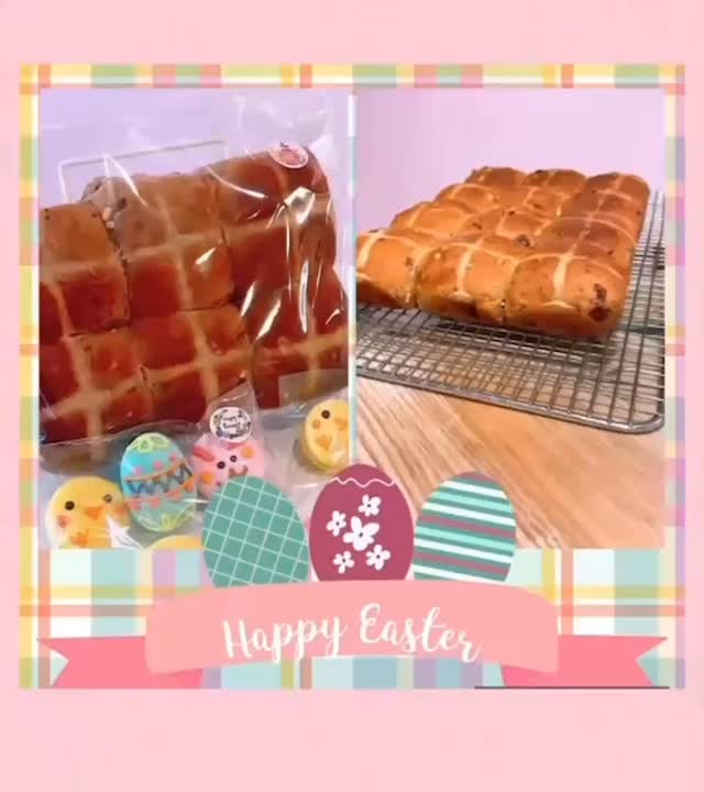 Hot cross buns are in store now #hotcrossbuns