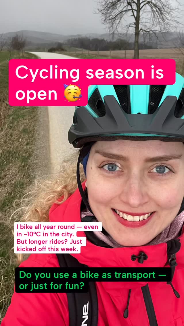 I bike all year round — even in -10°C in the city.
But longer rides? Those just started this week.
There’s something about getting back on the bike for longer distances…
slowing down, feeling the air, moving through space differently.
Do you use your bike as a real means of transport —
or more as a weekend activity?
#CyclingLifestyle
#SustainableLiving
#ActiveTransport
#BikeLife